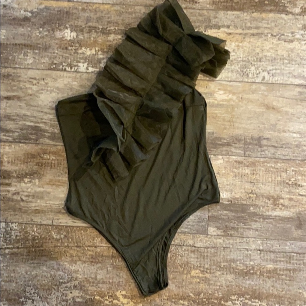 Bodysuit one shoulder
